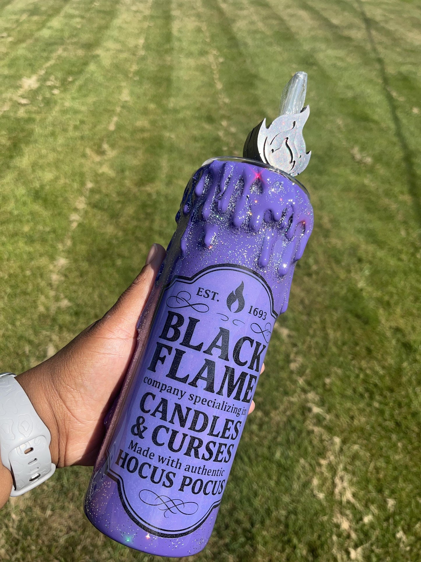 Black Flame Tumbler