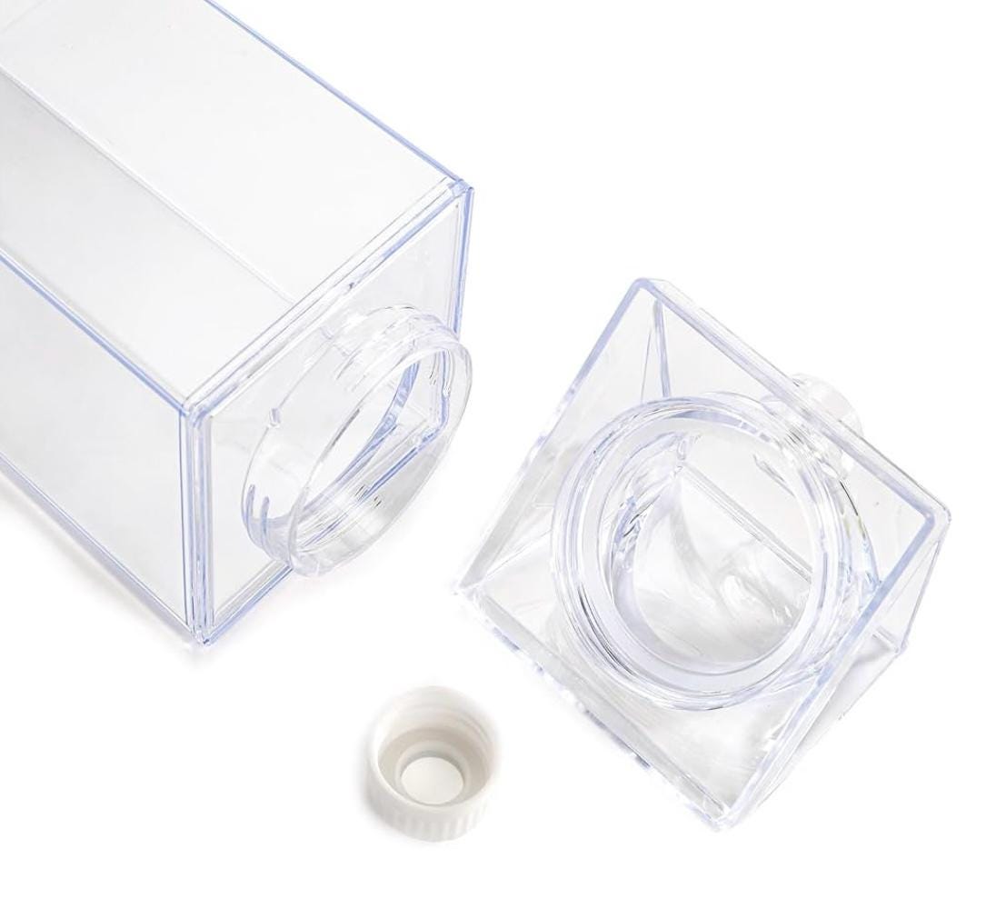 Ghoul-Aid 20oz Milk Carton Water Bottle – Cute Ghost Halloween Cup – Spooky Season Reusable Drinkware – Novelty Ghost Party Favor