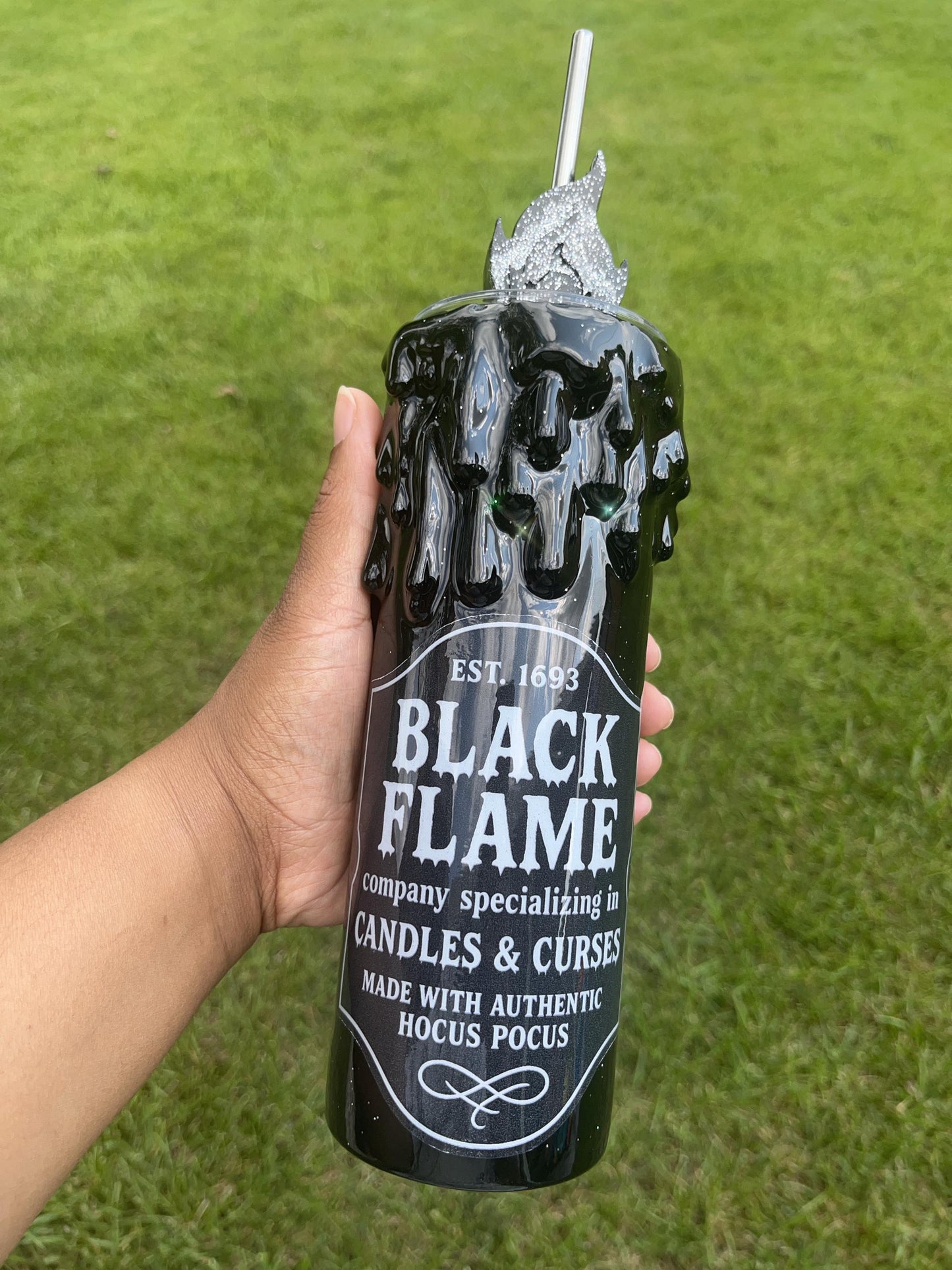 Black Flame Tumbler