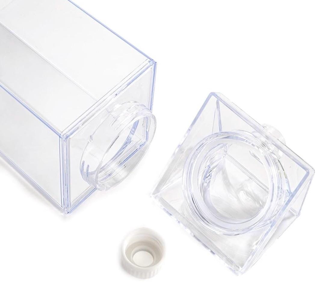 Thicc or Treat Milk Carton Water Bottle: Spooky Halloween Drinkware