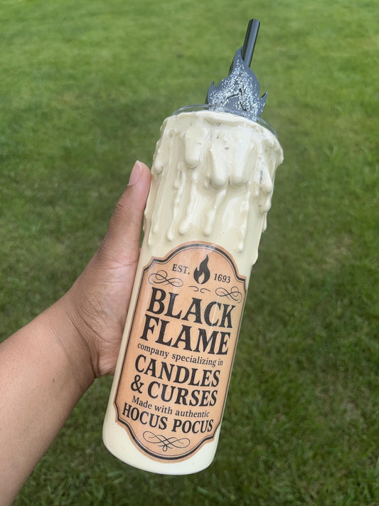 Black Flame Tumbler