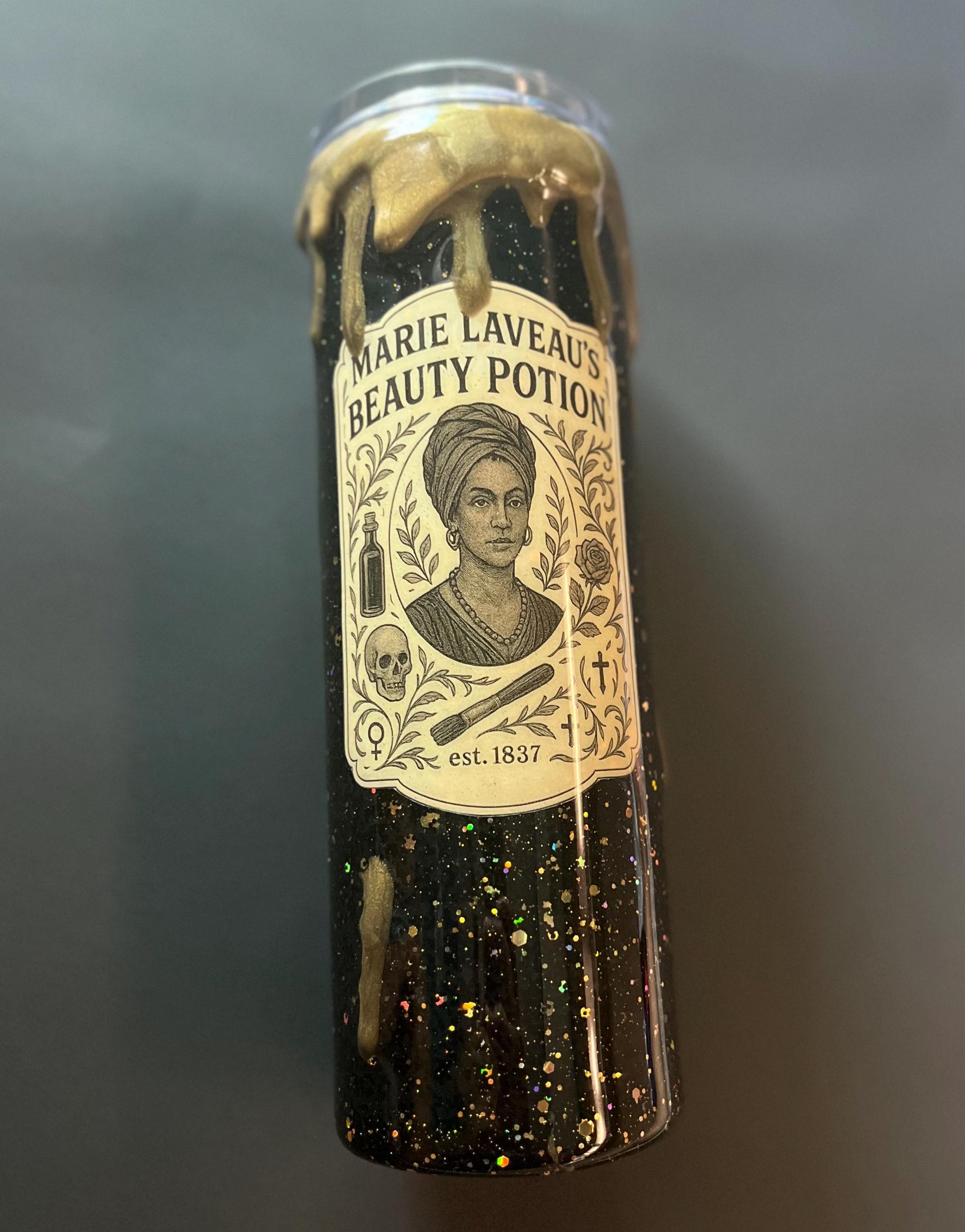 Marie Laveau’s Beauty Potion – Vintage Printable Label (DIGITAL DOWNLOAD)