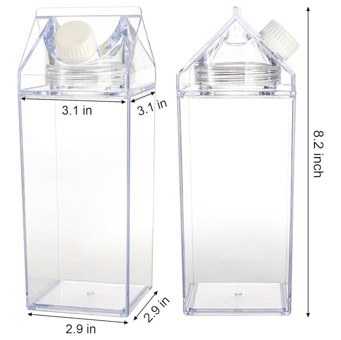 Ghoul-Aid 20oz Milk Carton Water Bottle – Cute Ghost Halloween Cup – Spooky Season Reusable Drinkware – Novelty Ghost Party Favor