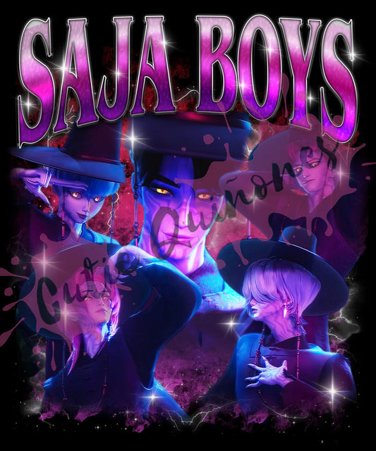 Saja Boys PNG | Kpop Demon Hunters Digital Download | Kpop Fan Art for Shirts, Tumblers & Stickers