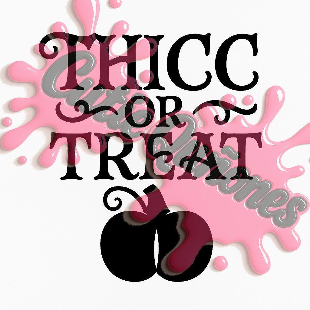 Thick or treat – Halloween Digital Download (PNG)