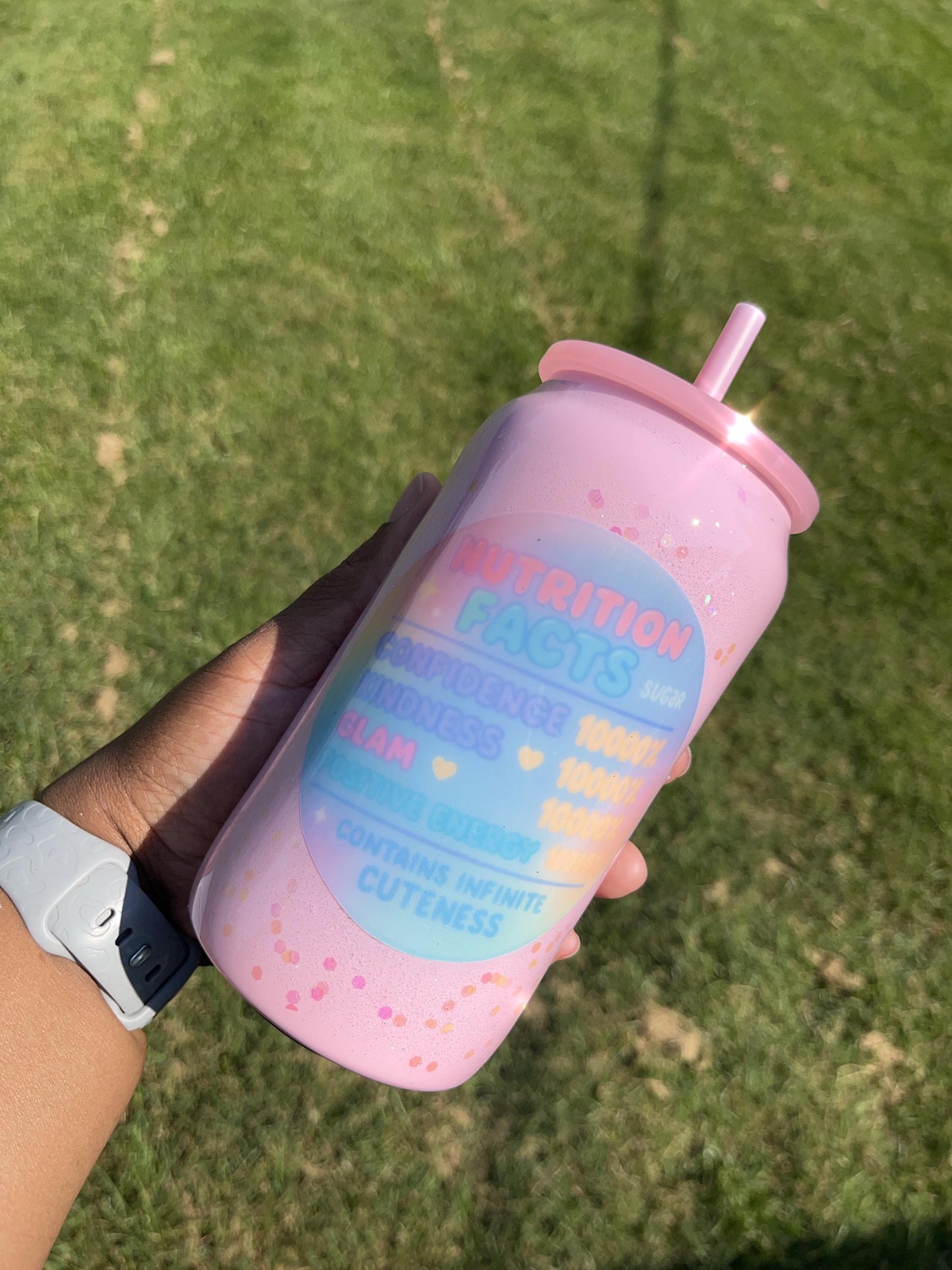 Handmade K-Pop Soda Pop Tumbler: 16oz Stainless Steel Can Cup