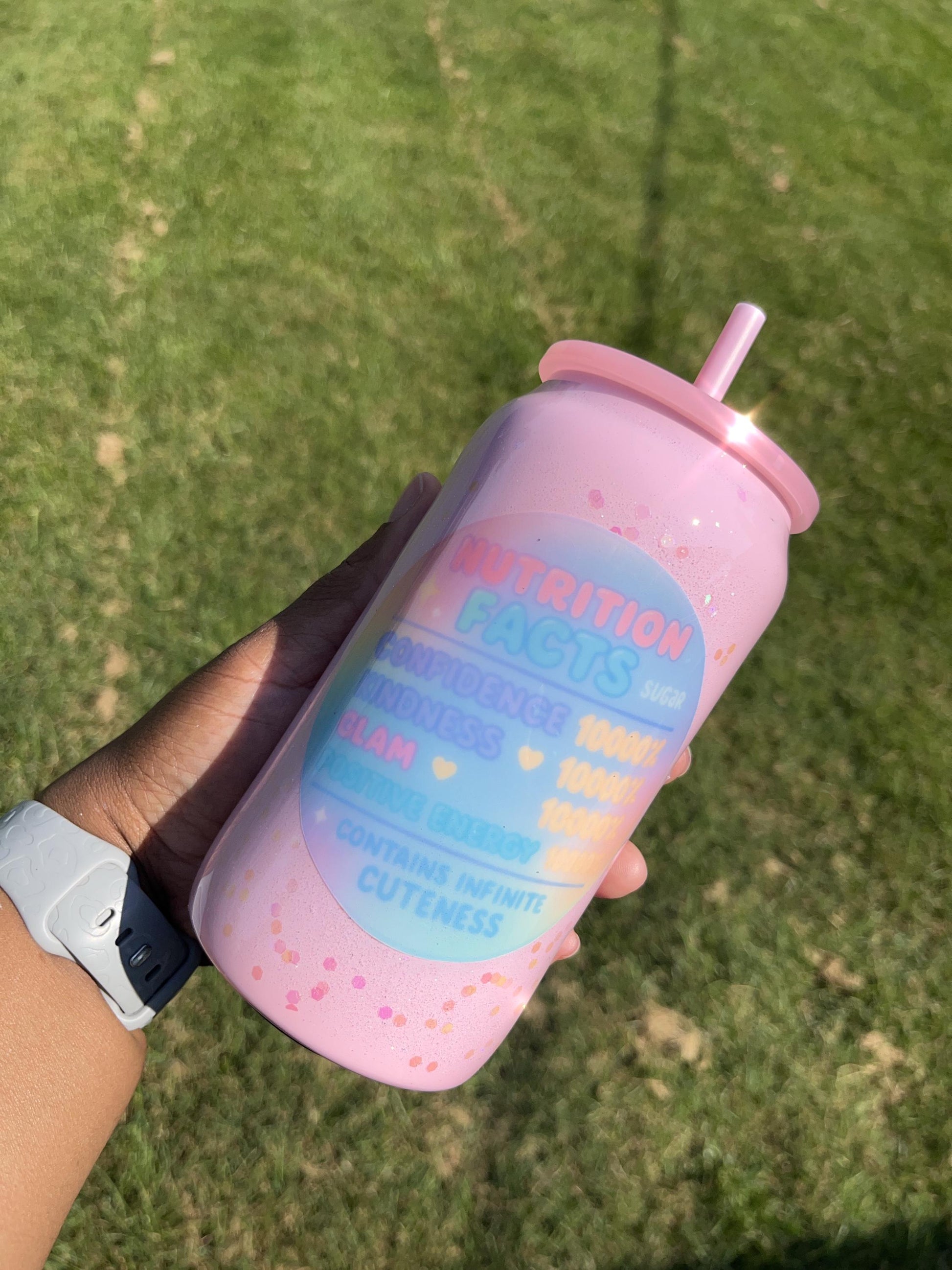 Handmade K-Pop Soda Pop Tumbler: 16oz Stainless Steel Can Cup