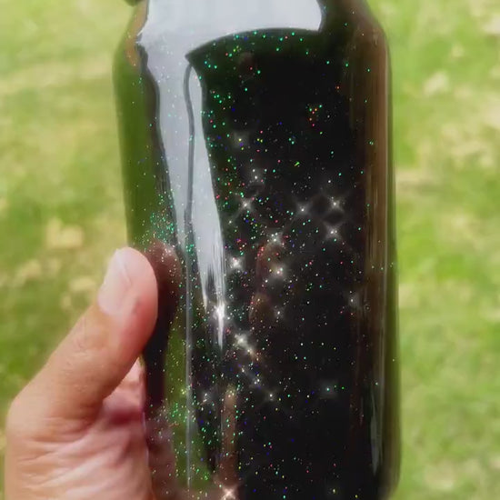 Glitter Can Tumbler: Derpy & Sussy, Whimsical Stainless Steel Cup