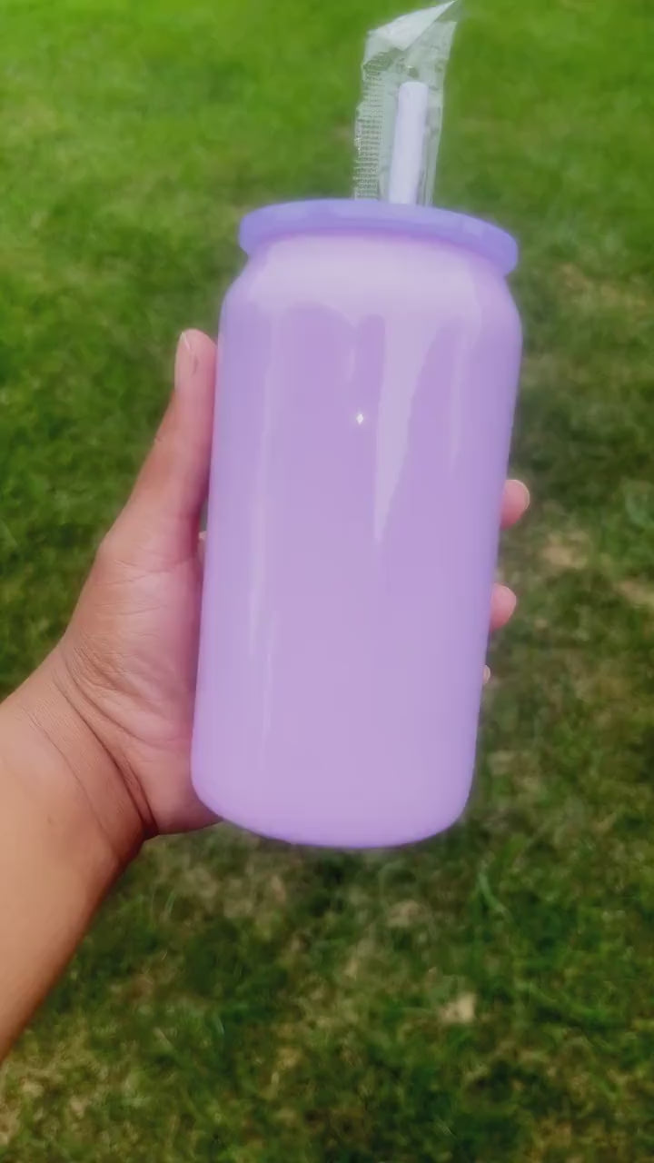 Kpop Napalm Era Tumbler | 16 oz Stainless Steel Can Cup with Straw